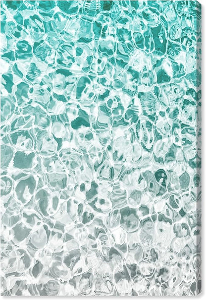 The Oliver Gal Artist Co. Nautical and Coastal Wall Art Canvas Prints 'Clear Aqua Waters' Coastal