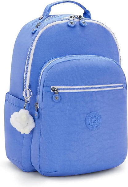 Kipling Women's Seoul 15" Laptop Backpack, Durable, Roomy with Padded Shoulder Straps, Built-In Protective Sleeve