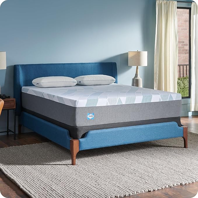 Sealy Dreamlife 12” Foam Mattress-in-a-Box, King, SealyComfort Gel Memory Foam, SealySupport Transition Foam, Surface-Guard Technology