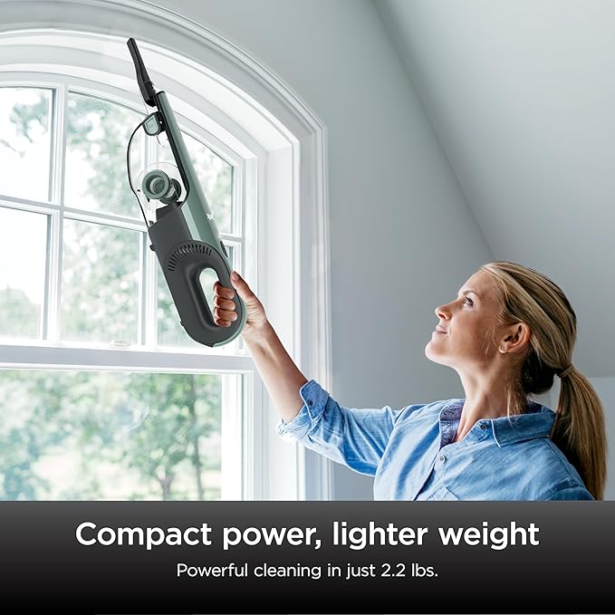 Shark UltraCyclone Pro Cordless Handheld Vacuum, Powerful Suction, Handheld Vacuum for Car & Home, Crevice Tool, Scrubbing Brush, Lightweight, XL Dust Cup, Black/Green, CH901