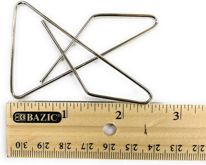 ACCO Ideal Paper Clamp (Butterfly Clamp), Smooth Finish, No.1 Size (Large), 12/Box (A7072610) Pack of 3