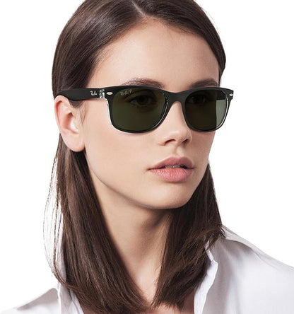 Ray-Ban RB2132 New Wayfarer Polarized Square Sunglasses