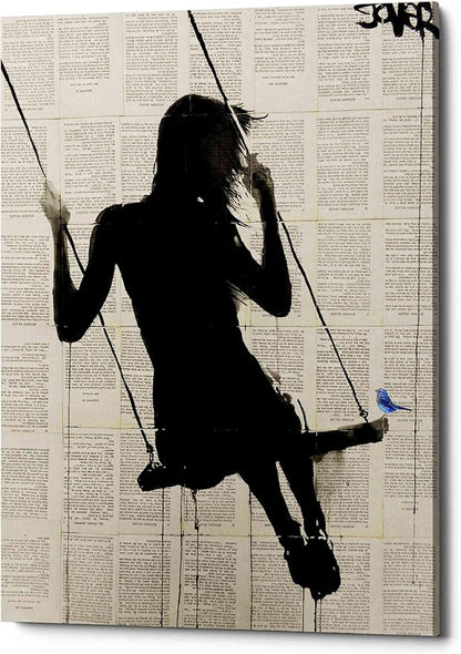 Epic Graffiti 'The Freedom of Sometimes' by Loui Jover, Canvas Wall Art, 18"x26"