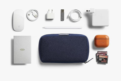 Bellroy Tech Kit (Tech Accessories Organizer Pouch, Zipper Closure Design, Stores Power Bank, Phone Charger, Cables & More, Internal)