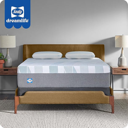Sealy Dreamlife 14” Foam Mattress-in-a-Box, Full, SealyComfort Gel Memory Foam, SealySupport Transition Foam, Machine Washable Cover