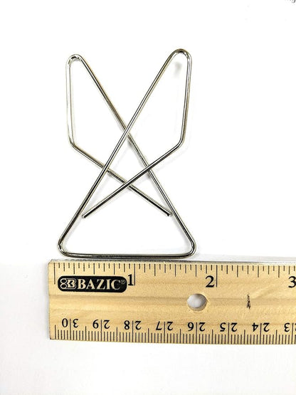 ACCO Ideal Paper Clamp (Butterfly Clamp), Smooth Finish, No.1 Size (Large), 12/Box (A7072610) Pack of 3