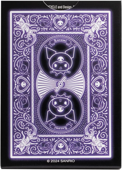 Bicycle Kuromi Sanrio Playing Cards, Black, Pink and Purple, 1 Deck