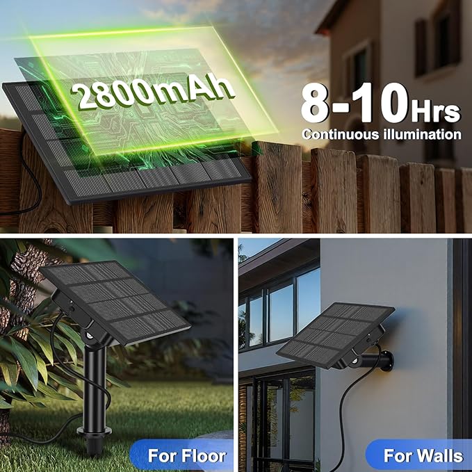 25FT Solar String Lights with 16+1 LED Bulbs (1.5FT Bulbs Spacing), Patio String Lights Whith Remote, IP65 Waterproof, 2800mAm Battery, Zipper & Screw for Setup Outside Garden Backyard Decor