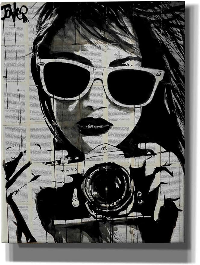 Epic Graffiti 'Shoot' by Loui Jover, Canvas Wall Art, 26"x40"