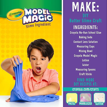 Crayola Model Magic Naturals, 4 Packs (8oz ea), Bulk Modeling Clay Alternative, Craft Supplies for Classrooms, 2 lb. Bucket