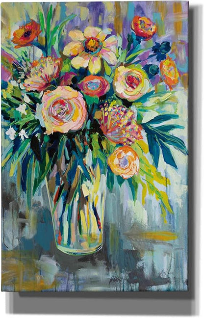 Epic Graffiti "Summer Happiness by Jeanette Vertentes, Canvas Wall Art, 26"x40"
