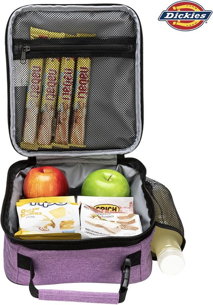 Dickies Basic Insulated Lunch Bag for Work, Thermal Reusable Office Lunch Box for Men, Women (Purple)