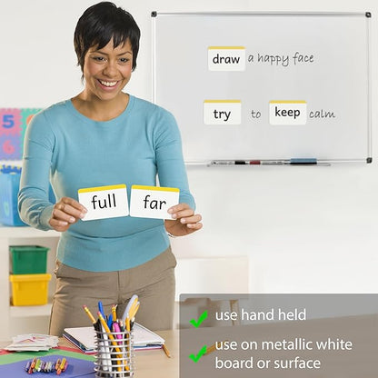 3rd Grade Sight Words Magnetic Flash Cards(Third Grade) - 41 Sturdy Large Dolch Cards for Literacy of Beginning Readers, Homeschool, Teachers and ESL