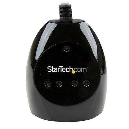 StarTech.com 15m USB 2.0 Active Cable with 4 Port Hub - Long USB Cable with 4 port USB Hub - USB A (M) to 4x USB A (F) - 15m, 50 ft Black, TAA (USB2EXT4P15M)