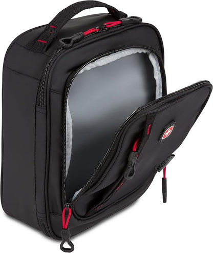SwissGear 3999 Insulated Lunch Bag, Black/Red