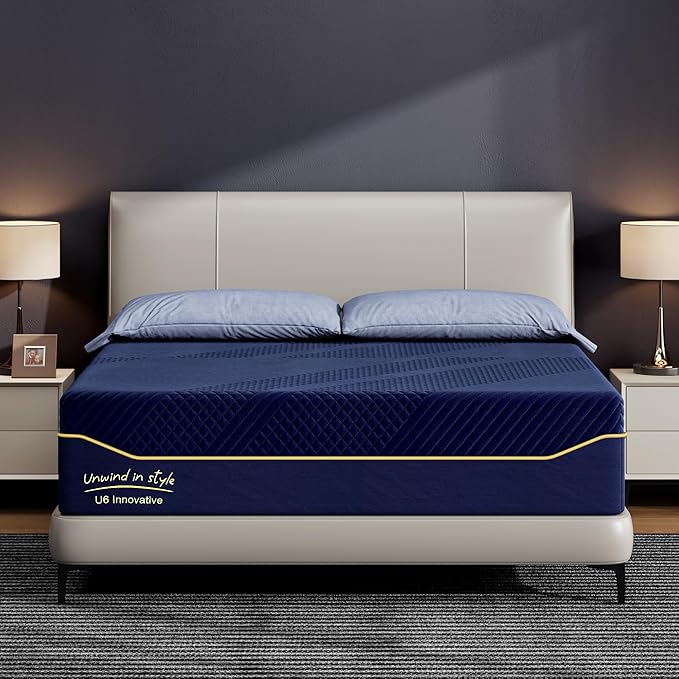 SDHYL King Mattress, 10 Inch Gel Infused Memory Foam Mattress for Good Sleep, Bed in a Box Mid Firm CertiPUR-US Certified & Fiberglass Free, Washable Cover, 80"*76"