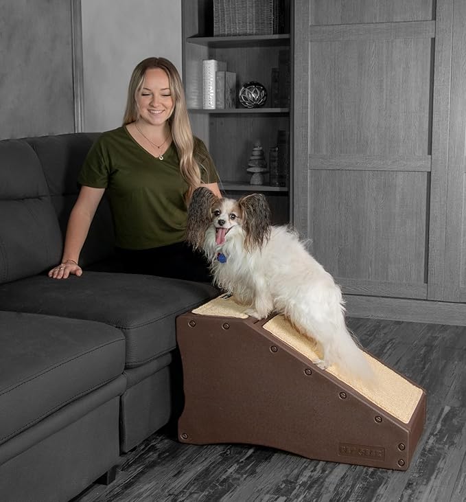 Pet Gear Stramp Stair and Ramp Combination for Dogs/Cats, Easy Step, Lightweight/Portable, Sturdy, Easy Assembly (No Tools Required) 1 Model, Available in 6 Colors