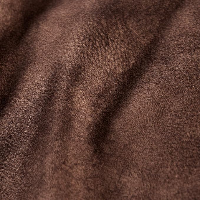 Jaxx 6 Foot Cocoon - 2-in-1 Convertible Bean Bag Bed & Large Bean Bag Chair for Adults - Padded Microvelvet, Chestnut