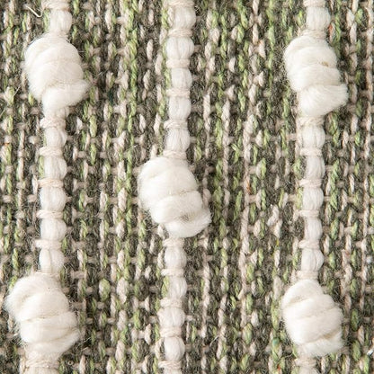 DII Slub Rug Collection Recycled Cotton Loop, 2x3', Antique Green