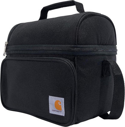 Carhartt Camping Cooler, Worksite Lunchbox, Soft Shell Lunch Bag for Construction Sites, Work and Everyday Use, Black
