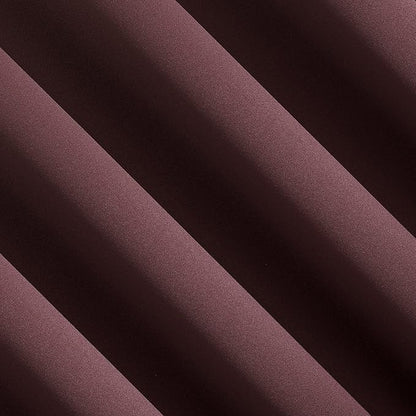Sun Zero Nordic 2-pack Theater Grade Extreme 100% Blackout Grommet Curtain Panel Pair, 52" x 84", Wine