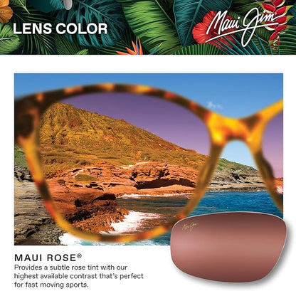 Maui Jim Polarized Men's and Women's Hookipa Rectangular Sunglasses