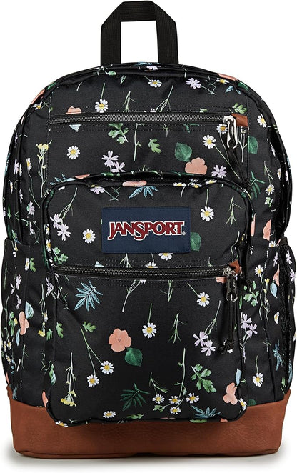 JanSport Cool Backpack with 15-inch Laptop Sleeve, Large Computer Bag Rucksack with 2 Compartments, Ergonomic Straps, Bewitched Blooms