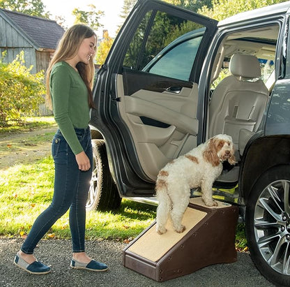 Pet Gear Stramp Stair and Ramp Combination for Dogs/Cats, Easy Step, Lightweight/Portable, Sturdy, Easy Assembly (No Tools Required) 1 Model, Available in 6 Colors
