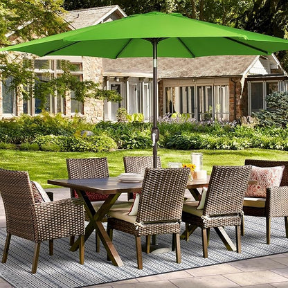 Blissun 9ft Patio Umbrella Replacement Canopy, Market Umbrella Top, Outdoor Table Umbrella Canopy for 8 Ribs, Canopy Only