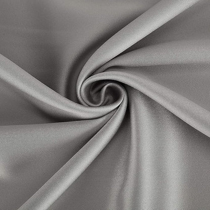 Sun Zero Nordic Theater Grade Extreme 100% Blackout Grommet Curtain Single Panel, 52" x 63", Silver Gray