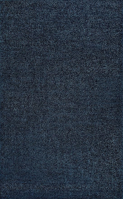 JONATHAN Y Haze Solid Low-Pile Navy Indoor Area Rug 3x5, Coastal,Bohemian,Minimalist,Classic, Easy-Cleaning for Living Room,Bedroom,Kitchen,Pet Friendly,Non-Shedding (SEU100C-3)
