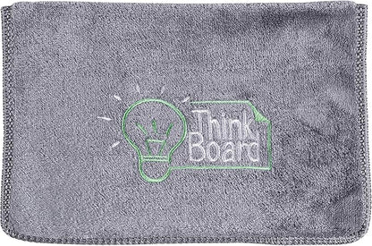 Think Board White Dry Erase Whiteboard 2'x4' – Self-Adhesive Reusable Writing Surface for Wall, Desk, or Fridge – Peel & Stick Removable Message Board for Home, Office & School
